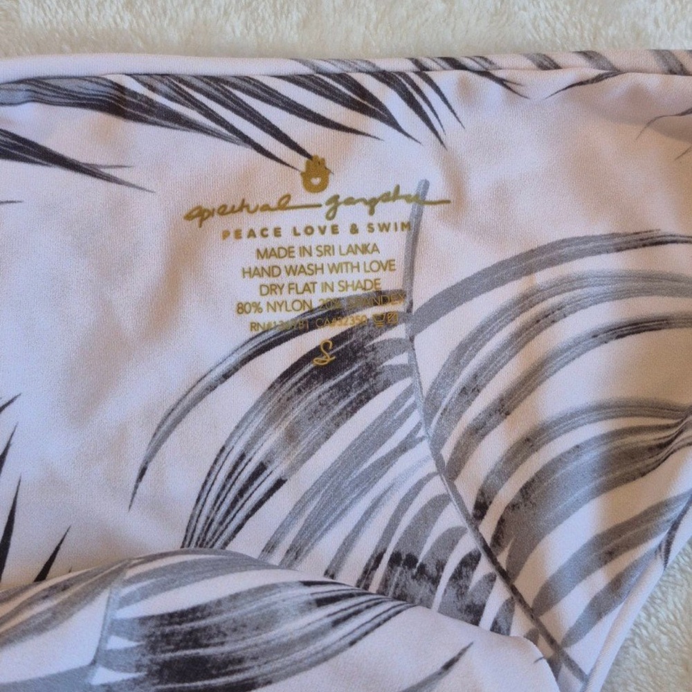 SPIRITUAL GANGSTER Women's Barbados Bottom Swimsuit color SND. Size SMALL. - Picture 6 of 7